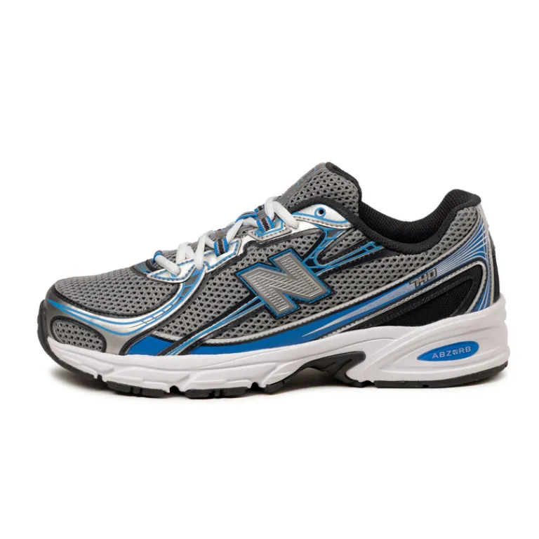Vegane Sneaker|Retro Runner*New Balance U740SB2 Slate Grey / Blue Agate / Black / Silver Metallic