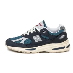 Leder Sneaker|Retro Runner*New Balance U991VN2 *Made in England* Total Eclipse / Indian Teal / Harbor Mist