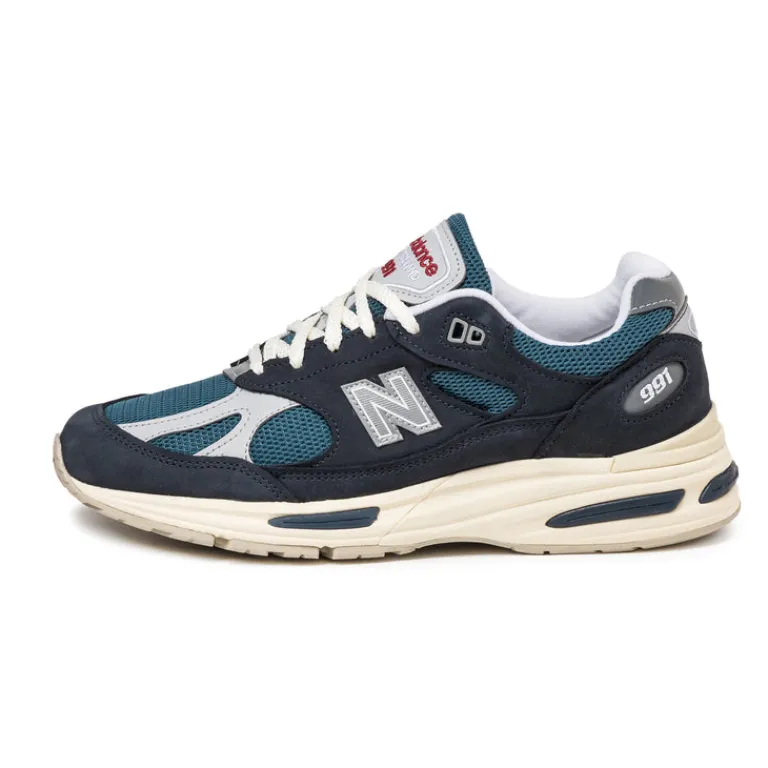 Leder Sneaker|Retro Runner*New Balance U991VN2 *Made in England* Total Eclipse / Indian Teal / Harbor Mist