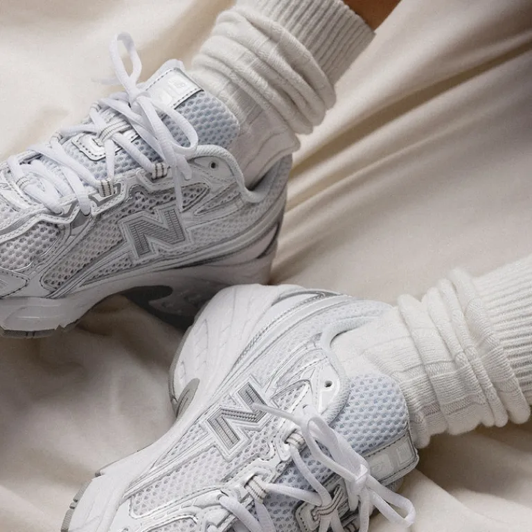 Vegane Sneaker|Weiße Sneaker*New Balance U740WM2 White / Silver Metallic / Reflection