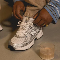 Vegane Sneaker|Weiße Sneaker*New Balance U740WN2 NB Navy / White / Shadow Grey / Silver Metallic
