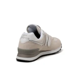 Leder Sneaker|Retro Runner*New Balance WL574EVW Nimbus Cloud / White