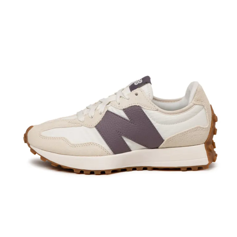 Leder Sneaker|Retro Runner*New Balance WS327FTC Linen / Sea Salt / Dark Ice Wine