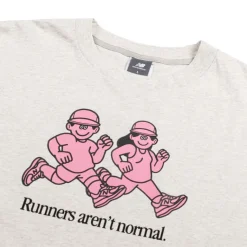 T-Shirts*New Balance x Face Oka Runner T-Shirt Ash Heather