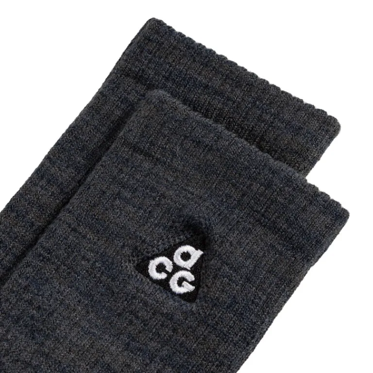 Socken*Nike ACG Everyday Cushioned Crew Socks Anthracite / Volt / Black / Summit White