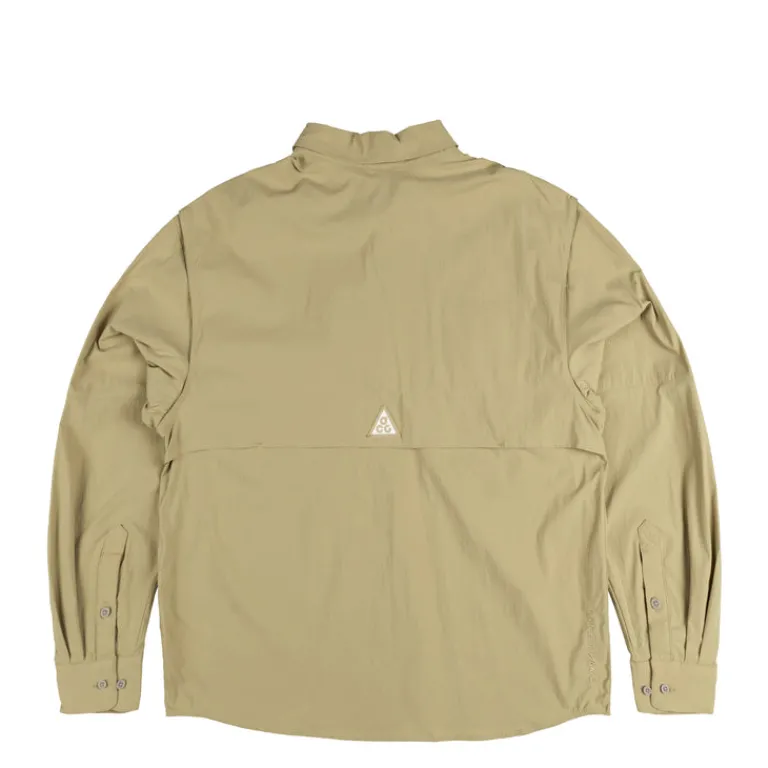 Hemden*Nike ACG *Orb Weaver* Dri-FIT ADV UV Longsleeve Shirt Parachute Beige / Summit White