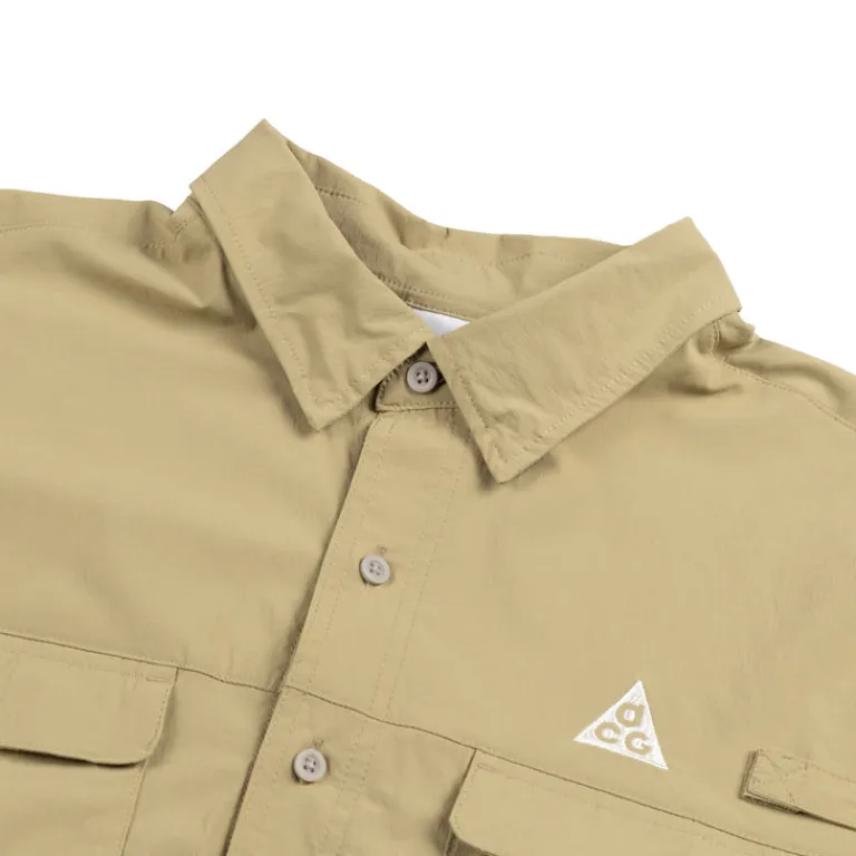 Hemden*Nike ACG *Orb Weaver* Dri-FIT ADV UV Longsleeve Shirt Parachute Beige / Summit White
