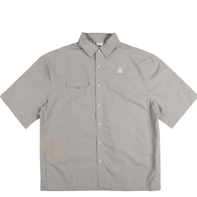 Hemden*Nike ACG *Orb Weaver* Uv Repel Short-Sleeve Shirt College Grey/Football Grey/Summit White