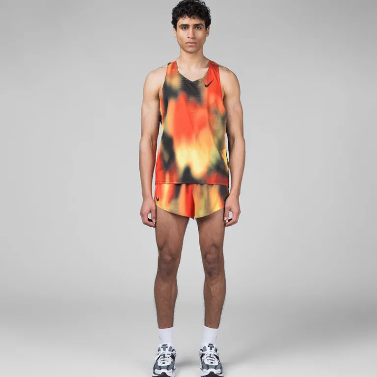 Running|Shorts*Nike AeroSwift Elite Entry Dri-FIT ADV Running Shorts Light Lemon Twist / Light Crimson / Black / Black