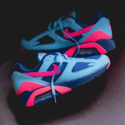 Leder Sneaker|Retro Runner*Nike Air 180 University Blue / Hyper Pink