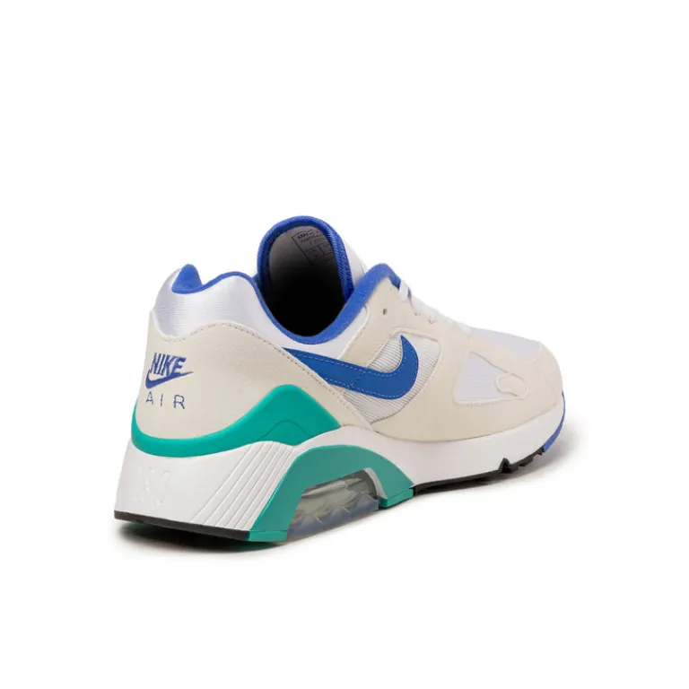 Leder Sneaker|Weiße Sneaker*Nike Air 180 White / Medium Blue / Clear Jade II / Black