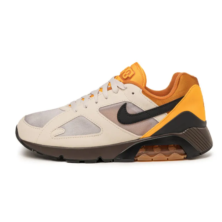 Leder Sneaker|Retro Runner*Nike Air 180 Light Orewood Brown / Black / College Grey