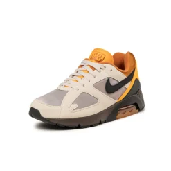 Leder Sneaker|Retro Runner*Nike Air 180 Light Orewood Brown / Black / College Grey
