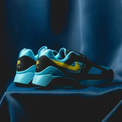 Leder Sneaker|Retro Runner*Nike Air 180 Baltic Bue / Lightening / Black