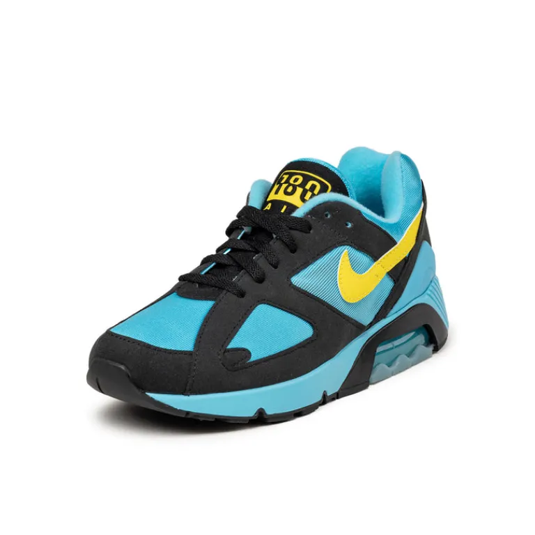 Leder Sneaker|Retro Runner*Nike Air 180 Baltic Bue / Lightening / Black