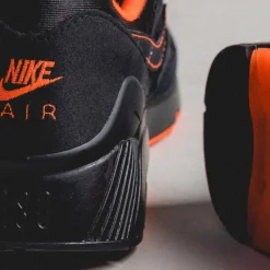 Leder Sneaker|Retro Runner*Nike Air 180 Black / Black / Hyper Crimson