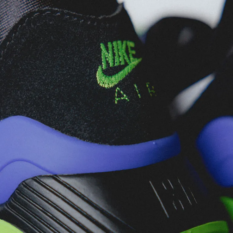 Leder Sneaker|Retro Runner*Nike Air 180 QS Black / White / Action Green / Persian Violet
