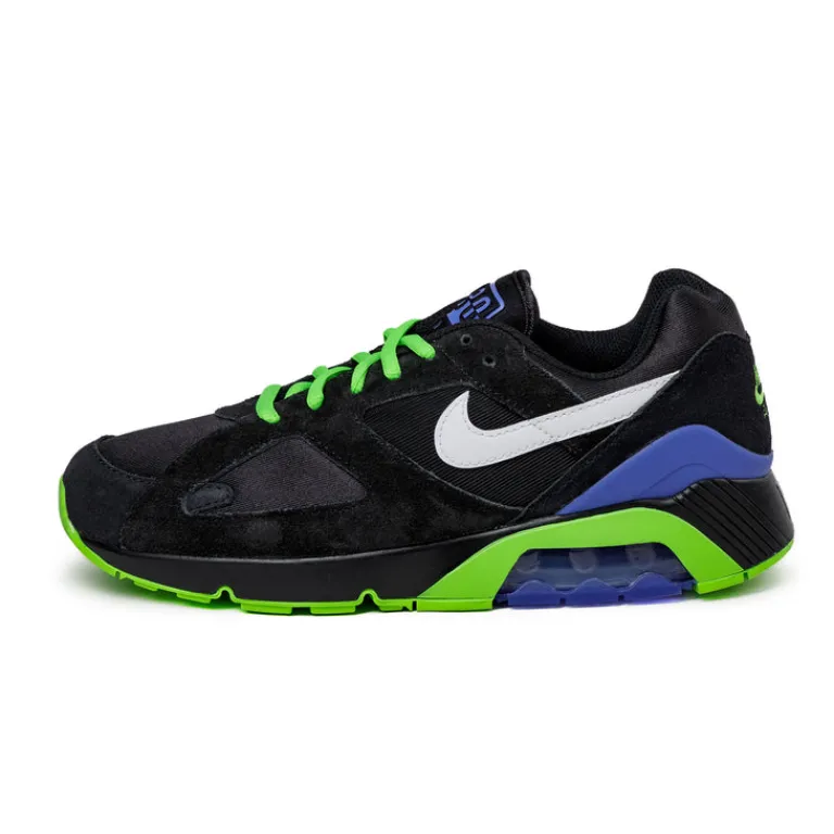 Leder Sneaker|Retro Runner*Nike Air 180 QS Black / White / Action Green / Persian Violet