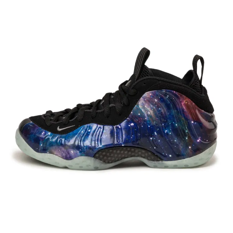 Leder Sneaker|High-Top Sneaker*Nike Air Foamposite One QS *Galaxy* Obsidian / Anthracite / Black