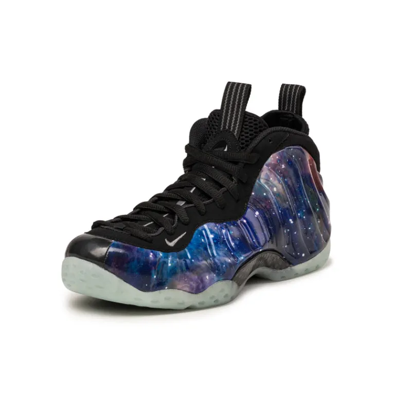 Leder Sneaker|High-Top Sneaker*Nike Air Foamposite One QS *Galaxy* Obsidian / Anthracite / Black