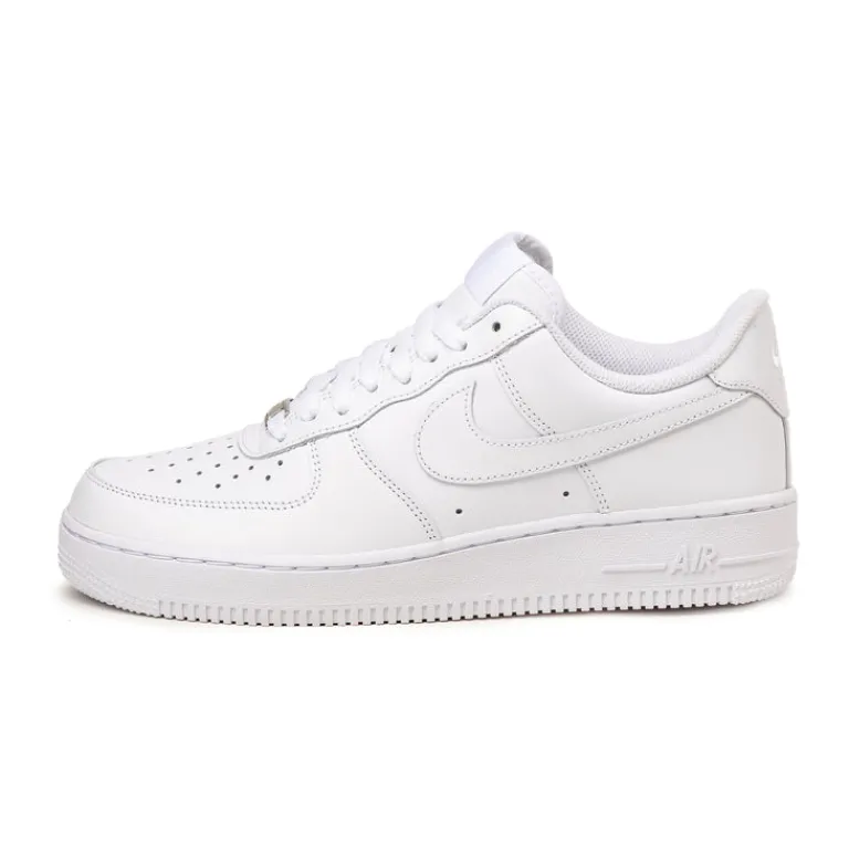 Leder Sneaker|Weiße Sneaker*Nike Air Force 1 '07 White / White