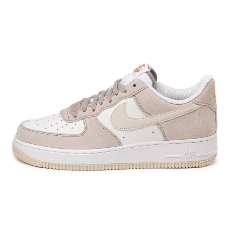 Leder Sneaker*Nike Air Force 1 '07 College Grey / Light Orewood Brown / White
