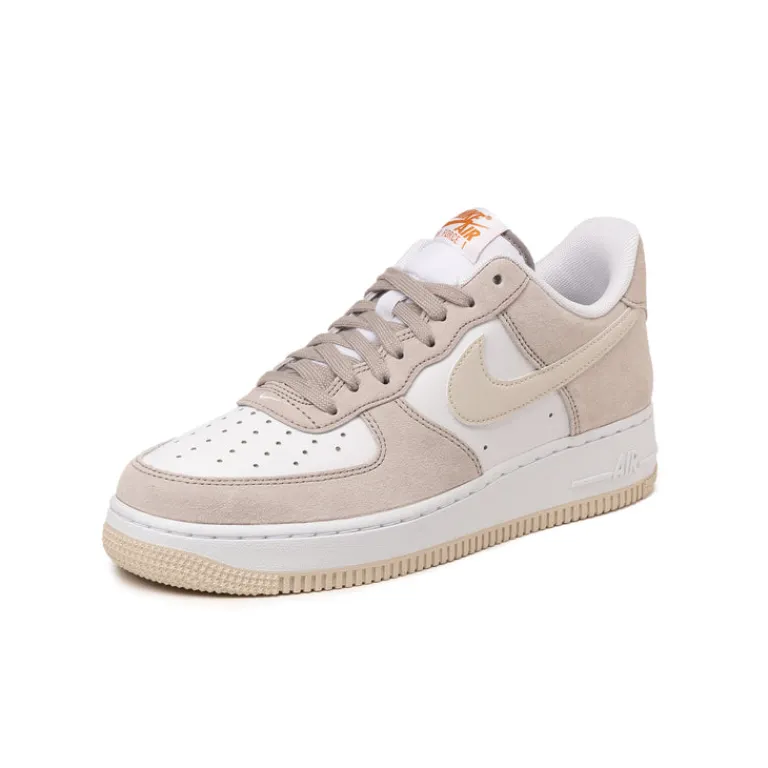 Leder Sneaker*Nike Air Force 1 '07 College Grey / Light Orewood Brown / White