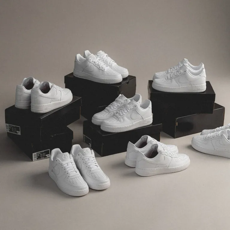 Leder Sneaker|Weiße Sneaker*Nike Air Force 1 '07 *Fresh* White / White / White