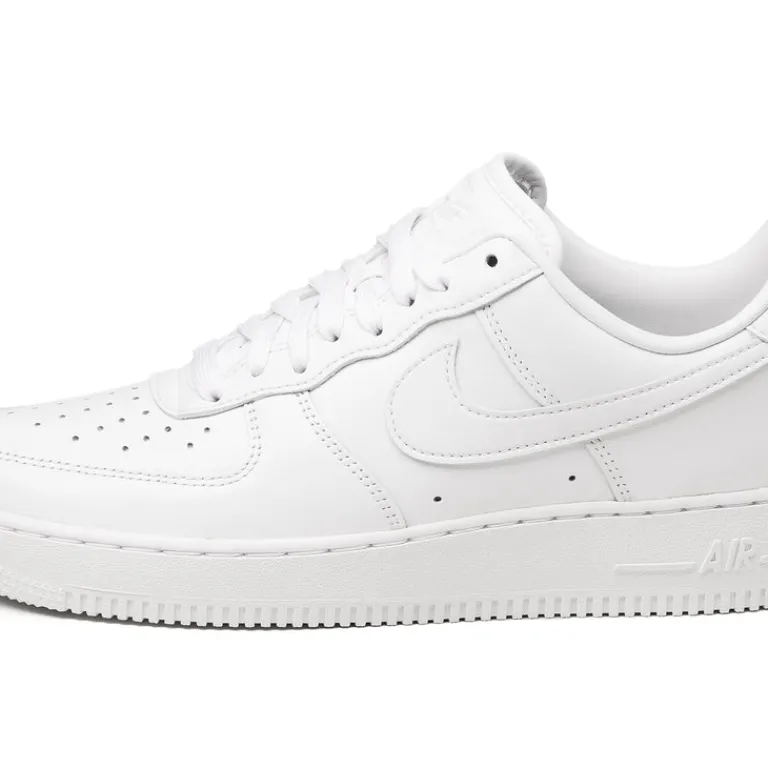 Leder Sneaker|Weiße Sneaker*Nike Air Force 1 '07 *Fresh* White / White / White