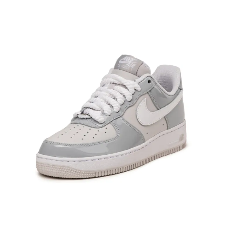 Leder Sneaker*Nike Air Force 1 '07 LV8 Wolf Grey / White / Vast Grey
