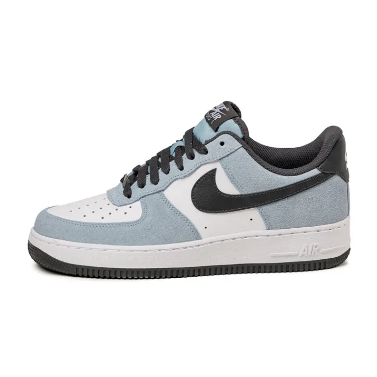 Leder Sneaker*Nike Air Force 1 '07 LV8 Light Armory Blue / Anthracite / White