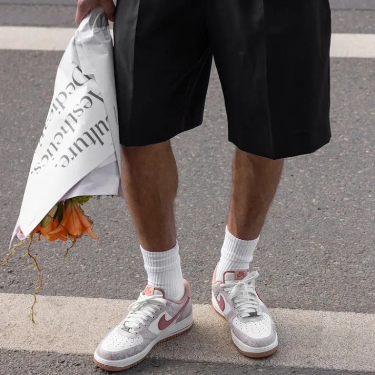 Leder Sneaker|Weiße Sneaker*Nike Air Force 1 '07 LV8 Summit White / Canyon Rust / Sail