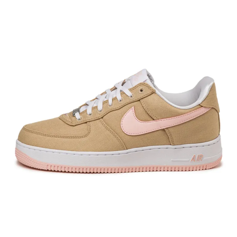 Leder Sneaker*Nike Air Force 1 Low Retro *Linen* Linen / Amosphere / White