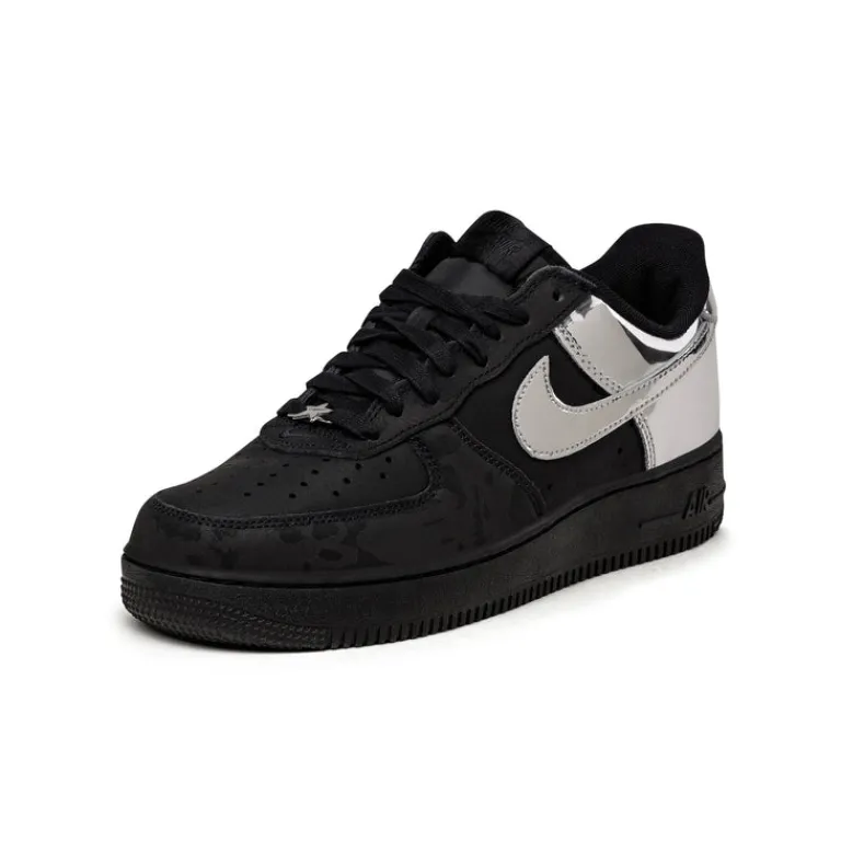 Leder Sneaker*Nike Air Force 1 Low Retro *All-Star* Black / Chrome / Black