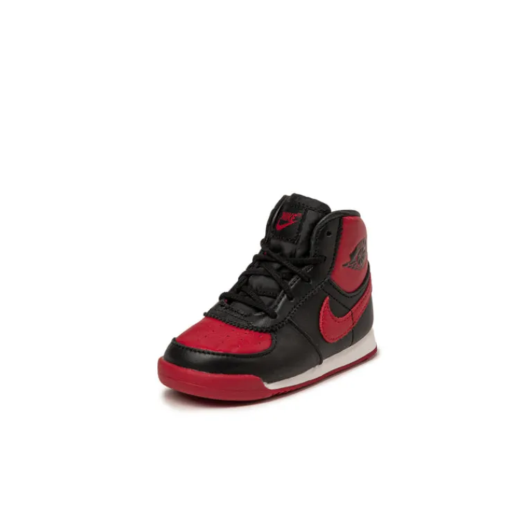 Leder Sneaker|High-Top Sneaker*Jordan Nike Air 1 High '85 *Bred* *TD* Black / Varsity Red / White