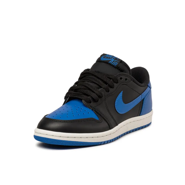 Leder Sneaker*Jordan Nike Air 1 Low 85 Black / Varsity Royal / Summit White