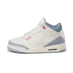High-Top Sneaker|Leder Sneaker*Jordan Nike Air 3 Retro *Cobalt Bliss* *GS* White / Pink Glow / Cobalt Bliss