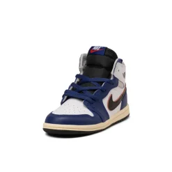 High-Top Sneaker|Leder Sneaker*Jordan Nike Air 1 Retro High OG *Rare Air* *PS* White / Black / Neutral Grey / Deep Royal Blue