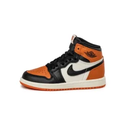 High-Top Sneaker|Leder Sneaker*Jordan Nike Air 1 Retro High OG *Shattered Backboard* *PS* Black / Black / Sail / Starfish