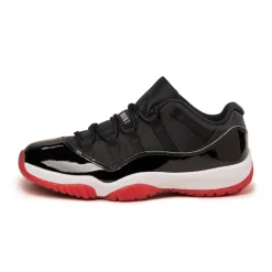 Leder Sneaker*Jordan Nike Air 11 Retro Low Black / Varsity Red / White