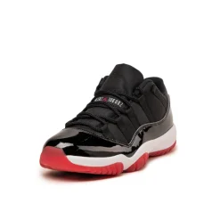 Leder Sneaker*Jordan Nike Air 11 Retro Low Black / Varsity Red / White