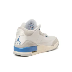Leder Sneaker|High-Top Sneaker*Jordan Nike Air 3 Retro *Lucky Shorts* *GS* Summit White / Hdydrogen Blue / Legend Blue