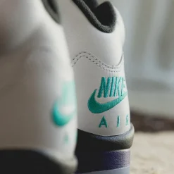 High-Top Sneaker|Leder Sneaker*Jordan Nike Air 5 Retro OG *Grape* White / New Emerald / Grape Ice / Black