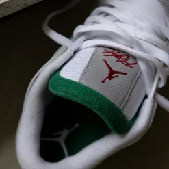 High-Top Sneaker|Weiße Sneaker*Jordan Nike Air 4 RM White / Pine Green / Neutral Grey / Wolf Grey