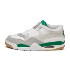 High-Top Sneaker|Weiße Sneaker*Jordan Nike Air 4 RM White / Pine Green / Neutral Grey / Wolf Grey
