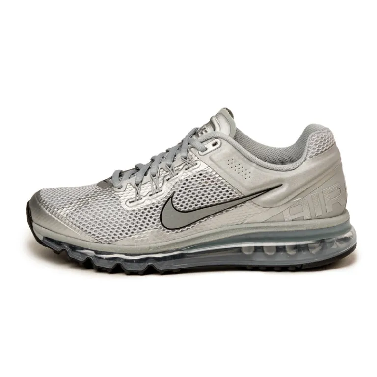 Vegane Sneaker|Retro Runner*Nike Air Max 2013 Metallic Silver / Metallic Silver / Black