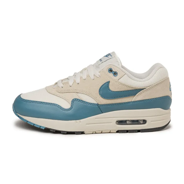Weiße Sneaker|Retro Runner*Nike Air Max 1 Essential Soft Pearl / Smokey Blue / Light Khaki / Black