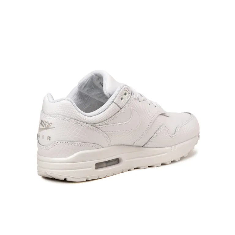 Leder Sneaker|Weiße Sneaker*Nike Air Max 1 PRM *Snakeskin* White / White / Pure Platinum / White