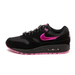 Leder Sneaker|Retro Runner*Nike Air Max 1 PRM *Valentine´s Day* Black / Playful Pink / University Red