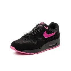 Leder Sneaker|Retro Runner*Nike Air Max 1 PRM *Valentine´s Day* Black / Playful Pink / University Red